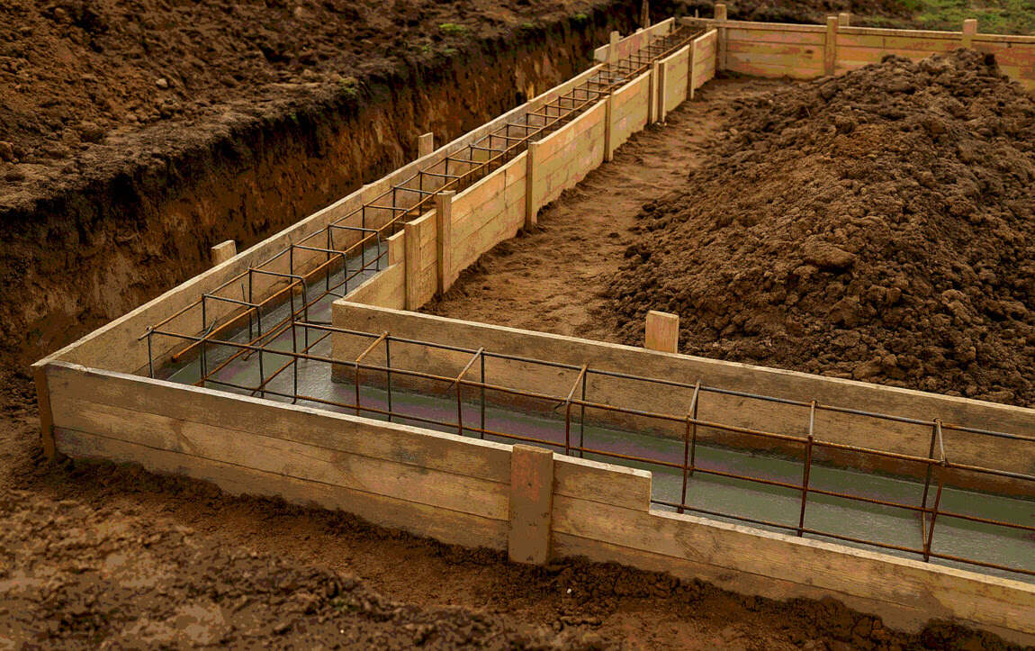 Ленточный фундамент